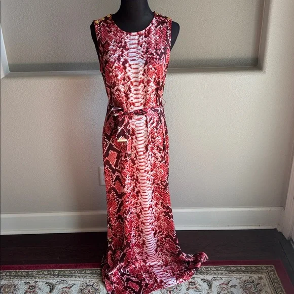 Michael Kors women médium
Coral red snake print Maxi dress - Picture 1 of 9
